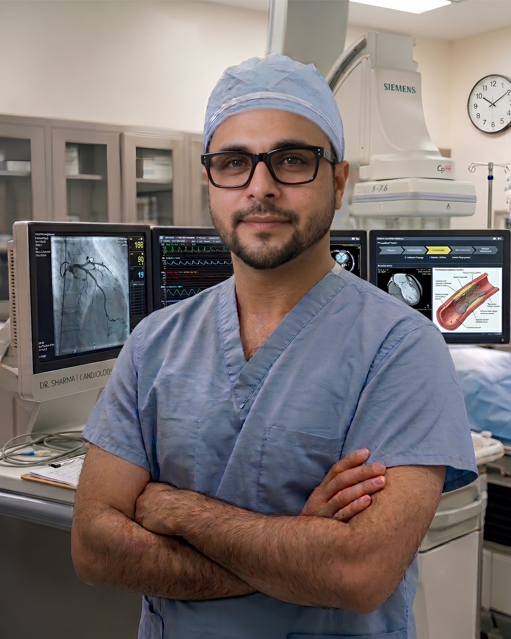 Dr. Ankkur Kumar Consulting a Patient